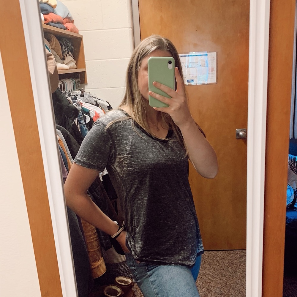 distressed tee - Picture 2 of 3